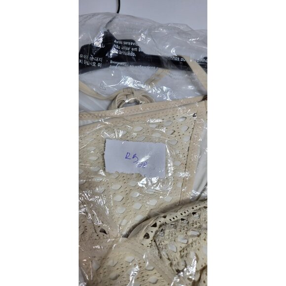 Robin Piccone Bikini Womens Set Top Triangle and Bottom Mid Rise Sz Medium #28 - Picture 9 of 9